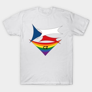 Czech Republic pride flag T-Shirt